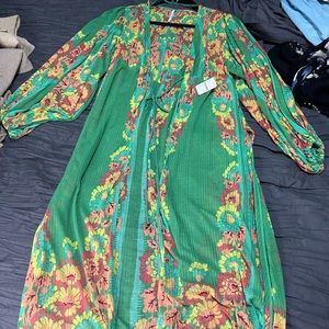 Free people tunic ties in front